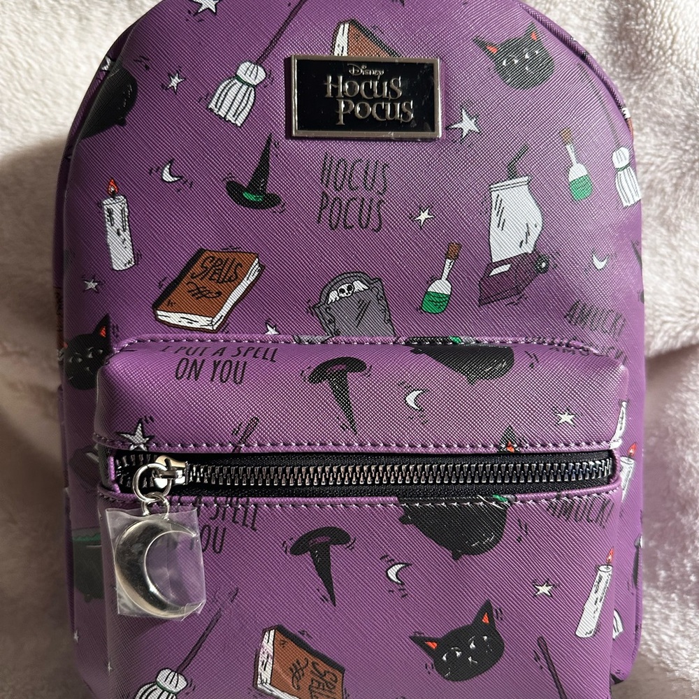 Disney’s Hocus Pocus Bioworld Hard Tag Mini Backpack: NWT